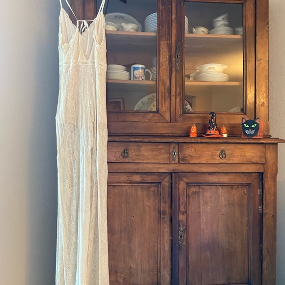 Ecoté White Lace Wide Leg Jumpsuit - Picture 7 of 12